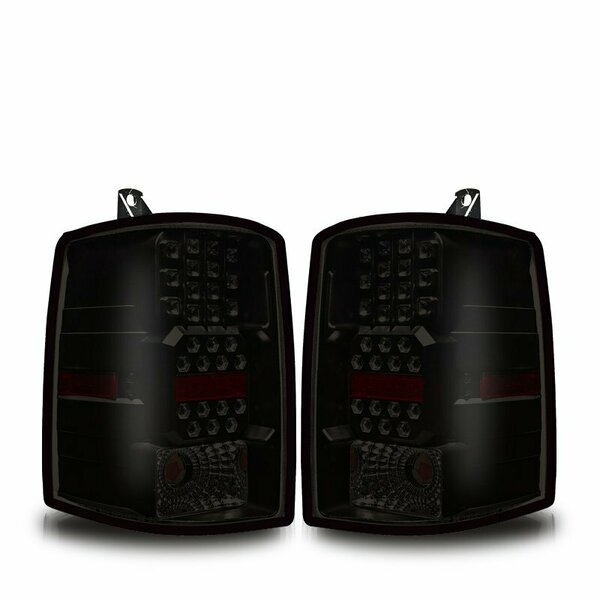 Winjet Led Tail Lights - Black / Smoke CTWJ-0038-BS